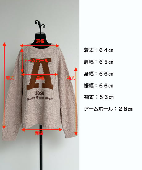 トーマスマグパイ アラン"A"ニット(2264759)【先行予約：11月お届け】