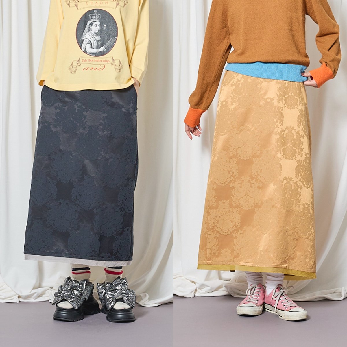 トーマスマグパイ ジャガードセミタイトスカート(2261601)【受付終了:3