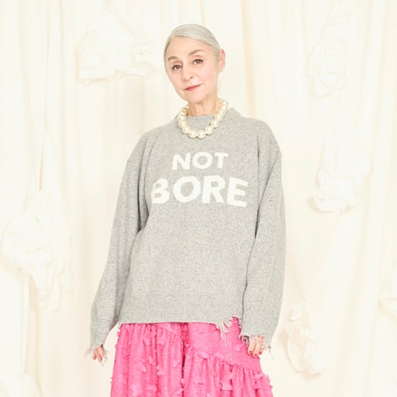 トーマスマグパイのMロゴ入りグレーセーター トーマスマグパイのMロゴ入りグレーセーター 今季秋冬トーマス