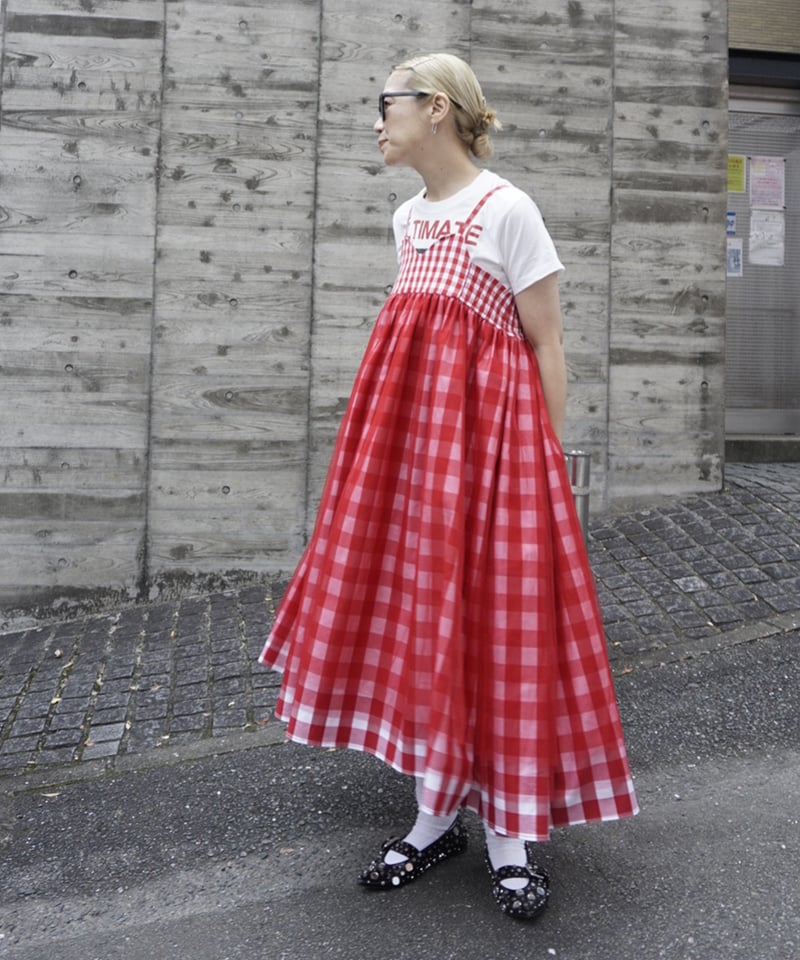 モンタギュードレスの草木染め | DOUBLE MAISON チェブラーシカ様