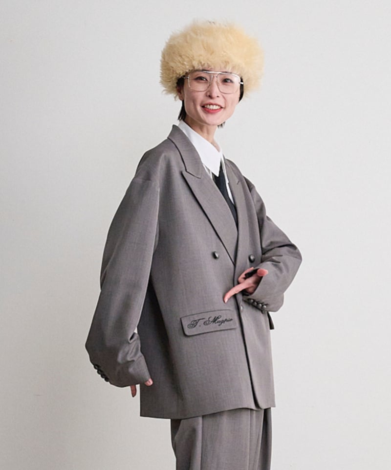 トーマスマグパイ テーラードダブルジャケット(2263201)【先行予約:10