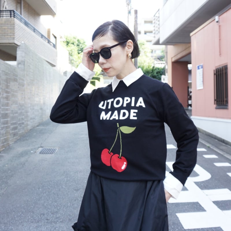 美品☆トーマスマグパイ ロゴニット ブラック トーマスマグパイ THOMAS MAGPIE ロゴニット 黒 通販