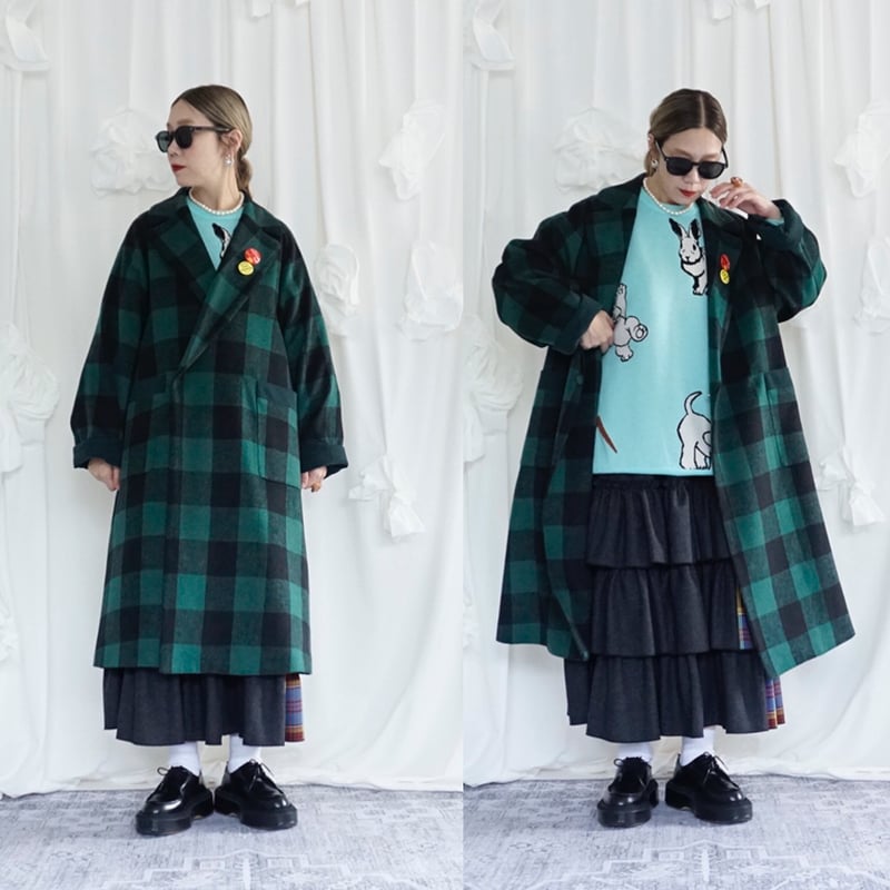 thomas magpie トーマスマグパイ トレンチコート メッセージ入り Thomas magpie（トーマスマグパイ）の「【THOMAS MAGPIE】T/C