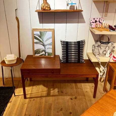 2002dk-s147 北欧家具talo ヴィンテージ  デンマーク製テレフォンベンチ