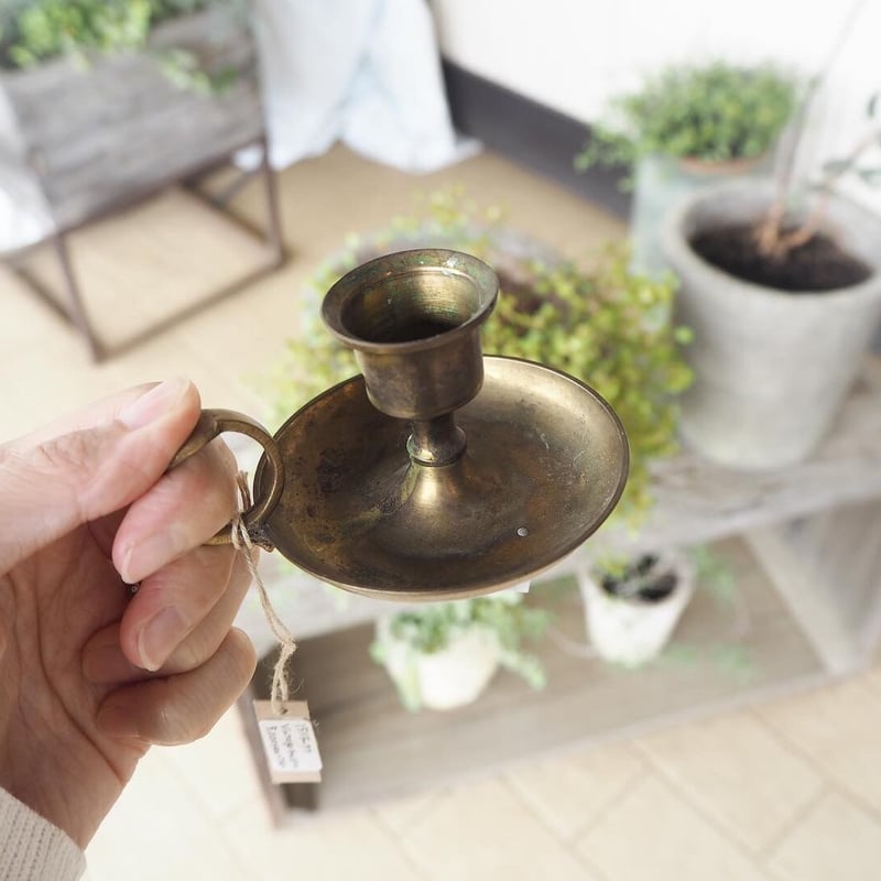 アラビア ヴィンテージ キャンドルホルダー GOG ハンドペイント