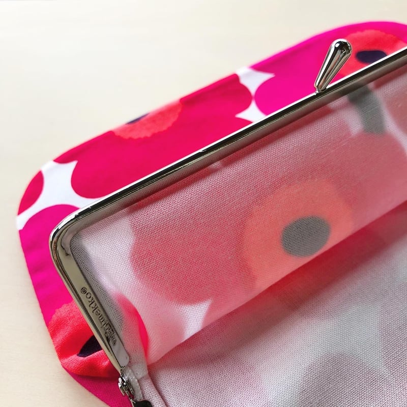 新品 marimekko Logo がま口 ポーチ マリロゴ ブラウン 専用商品 マリメッコ がま口ポーチ ロゴ ブラウン - メルカリ