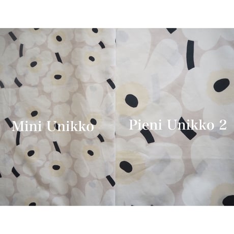 65205 (813) marimekko Pieni Unikko 2 コットンファブリック 10cm