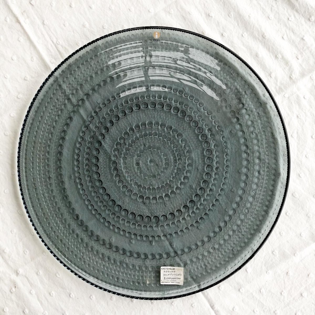 KAS04 iittala Kastehelmi プレート 30cm | Kirkas ―北欧