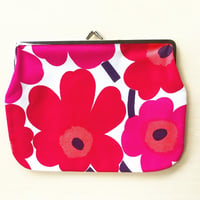 52633-3-1539 (75) marimekko Unikko がま口ポーチ