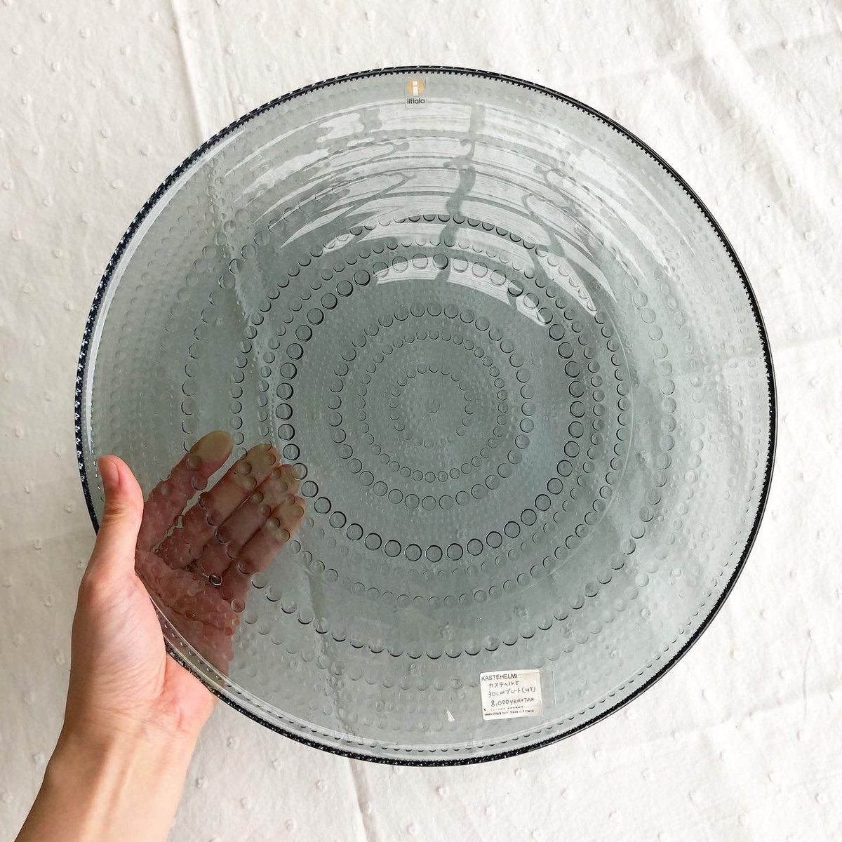 KAS04 iittala Kastehelmi プレート 30cm | Kirkas ―北欧