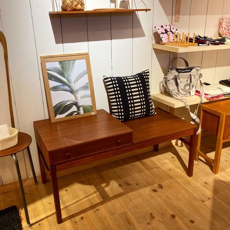 2002dk-s147 北欧家具talo ヴィンテージ  デンマーク製テレフォンベンチ