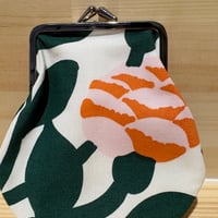 52259-4-73879 (47) marimekko Pieni Green Green がま口ポーチ