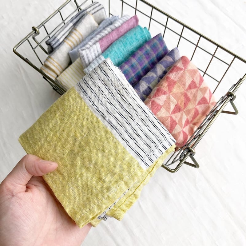 N170 / N171 / N172 lino e lina リネンハンカチ カスカータ |