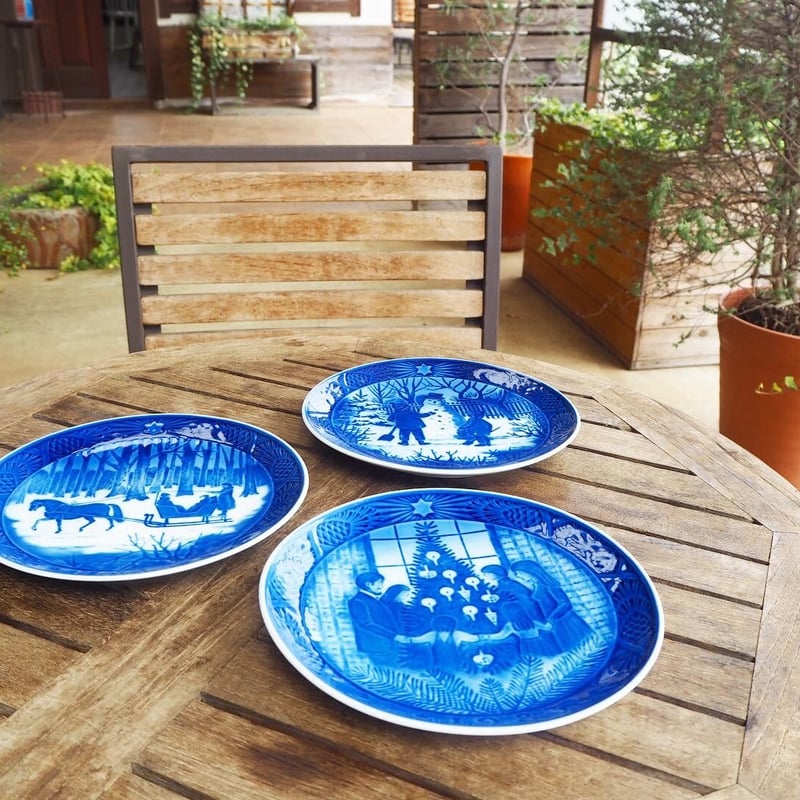 1511F-62 ロイヤルコペンハーゲン イヤープレート 「Merry Chistmas (1