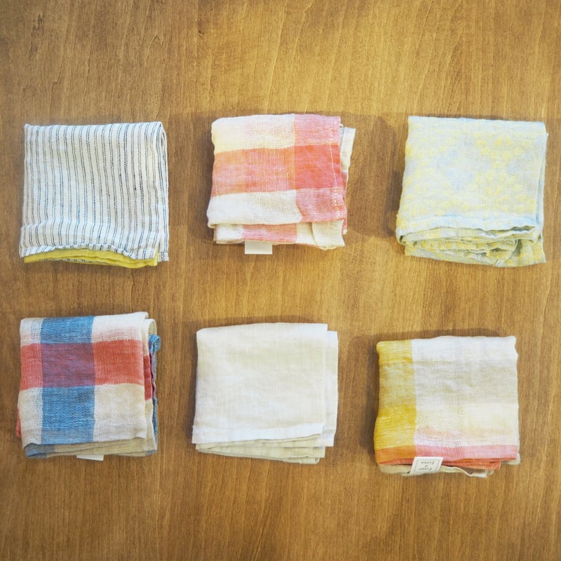 N208 / N209 / N210 lino e lina リネンハンカチ マレッル | K