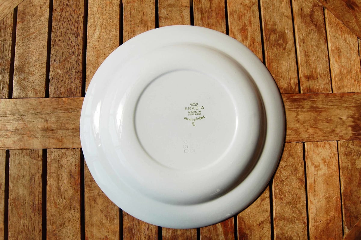 01555 ヴィンテージARABIA 手描き深皿 24cm | Kirkas ―北欧 01555 ヴィンテージARABIA 手描き深皿 24cm | Kirkas ―北欧