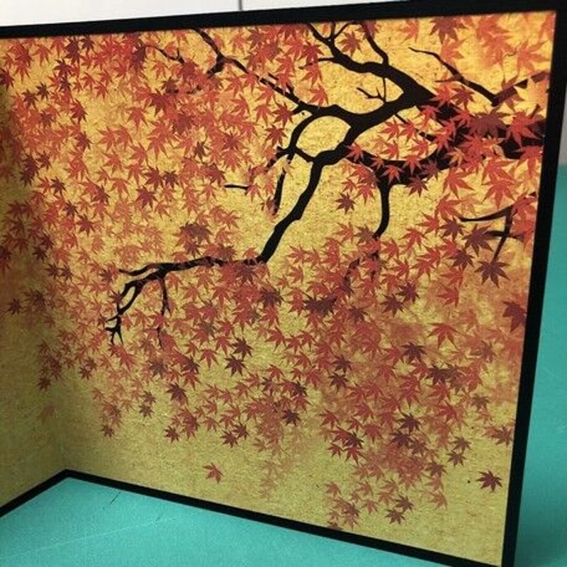 ミニ屏風 紅葉 fd-009 | ケーエムエムネットショップ・ストアーズ店