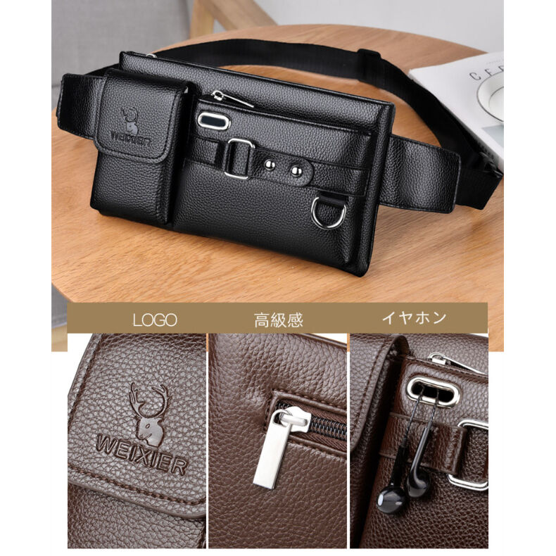 ボディバッグ ショルダーバッグ メンズ 3WAY 斜めがけ ワンショルダー