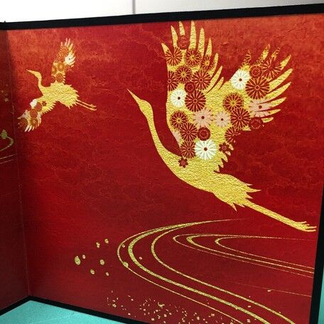 専用ページ　屏風　市松模様　福助さんセット価格（特大） mts-2748.jpg