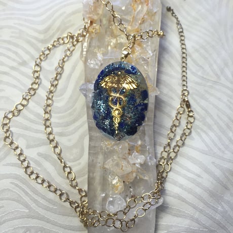 ペンダントトップ　カドゥケウスの杖〈Caduceus〉★エジプトシリーズ