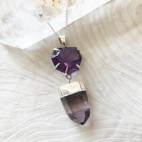 ペンダントトップ　ダブルアメジスト〈Double Amethyst〉★ヒーリングシリーズ