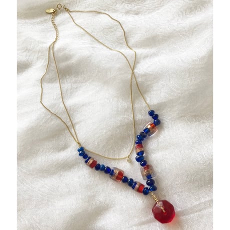 ネックレス　情熱の赤〈Passion Red〉★ヒーリングシリーズ