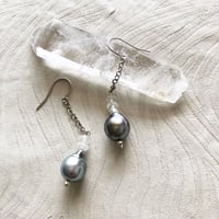 ピアス　ブラックパール〈Black Pearl〉★ネイチャーシリーズ