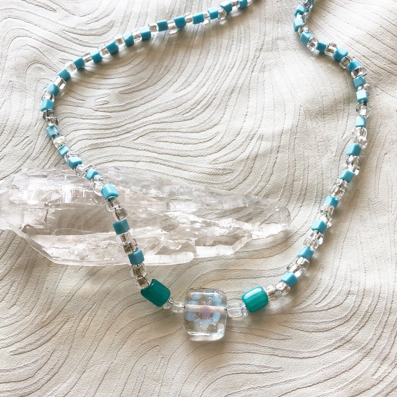 ❤️チャルメラ❤️星の海　小さな水族館　Sea drop✩。°ネックレス ❤️チャルメラ❤️星の海 小さな水族館 Sea drop