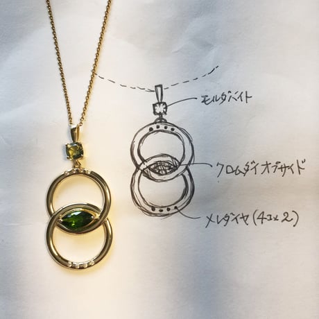 ペンダントトップ　新しい道の始まり 〈 The beginning of a new path 〉　　 ★神聖幾何学シリーズ