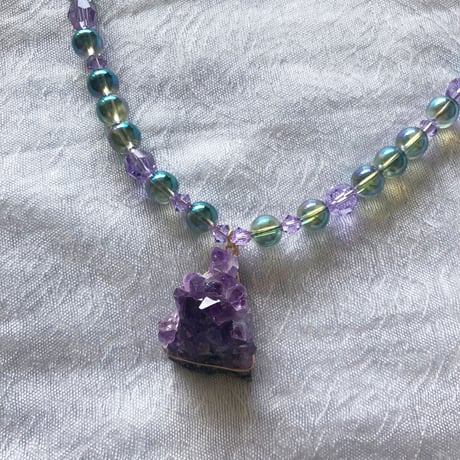 ネックレス　ネックレス　オーロラの輝き〈Aurora Borealis〉★ヒーリングシリーズ