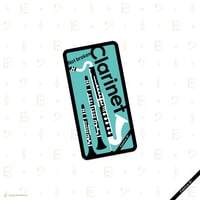 ステッカー［クラリネット］