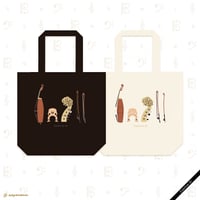 刺繍トートバッグ［コントラバス］