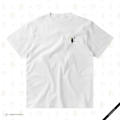 【受注生産】刺しゅうTシャツ［クラリネット5点セット］