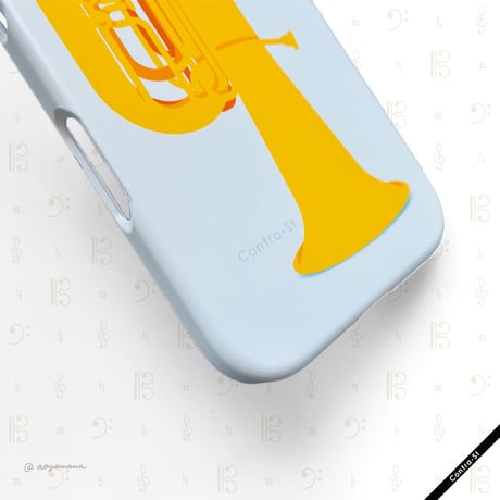 【受注生産】カバー型iPhoneケース［チューバ］