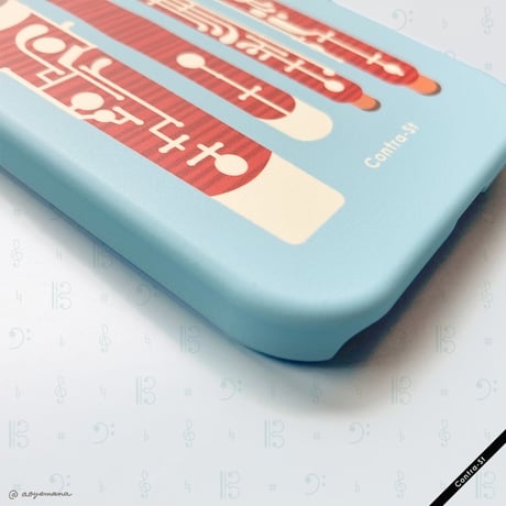 【受注生産】カバー型iPhoneケース［ファゴット］