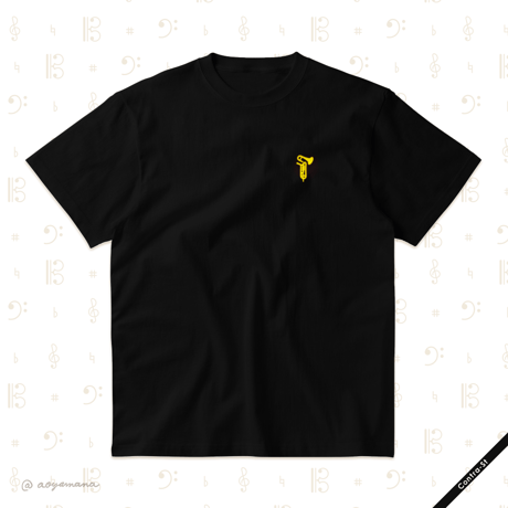 【受注生産】刺しゅうTシャツ［チンバッソ］