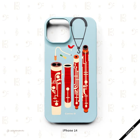 【受注生産】カバー型iPhoneケース［ファゴット］