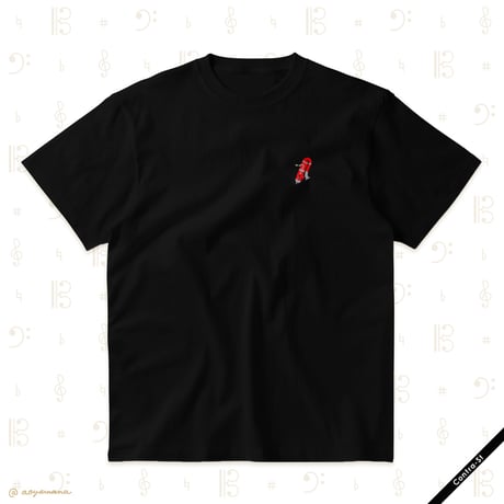 【受注生産】刺しゅうTシャツ［コントラファゴット］