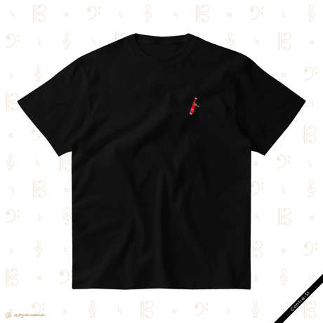 【受注生産】刺しゅうTシャツ［ファゴット］