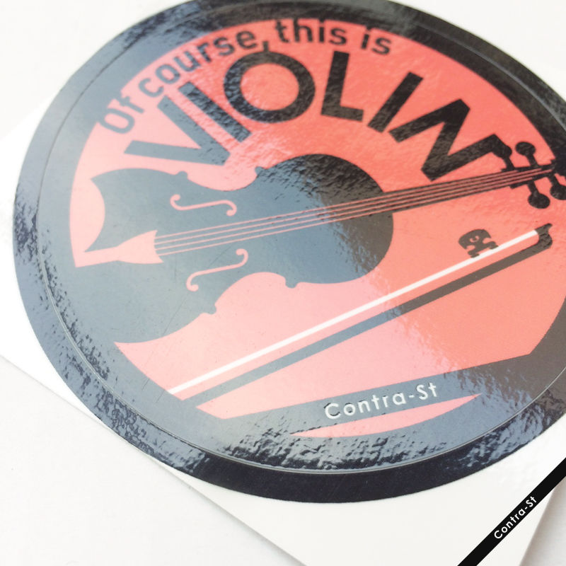 ステッカー［ヴァイオリン］ | Contra-Store