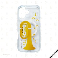 【受注生産】Magsafe対応クリアiPhoneケース［チューバの掃除］