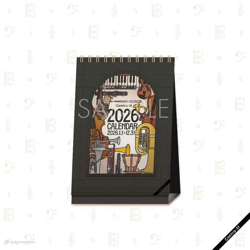 2026年卓上カレンダー | Contra-Store