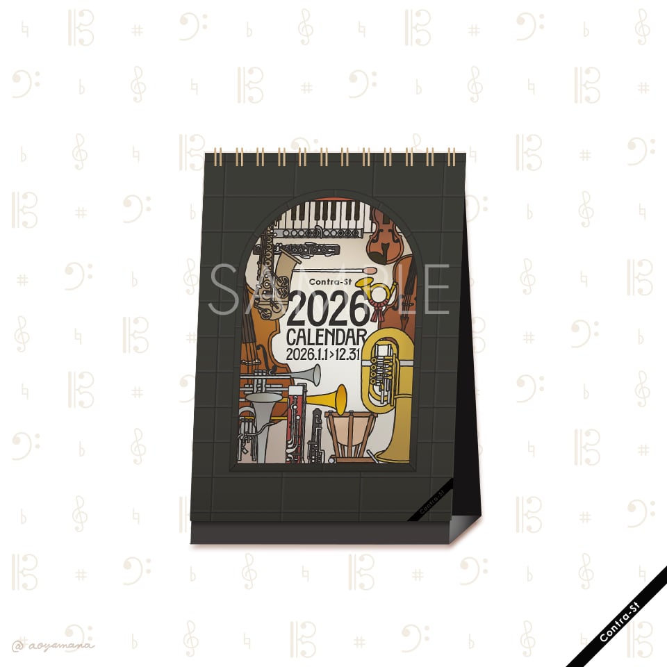 2026年4月始まり卓上カレンダー | Contra-Store