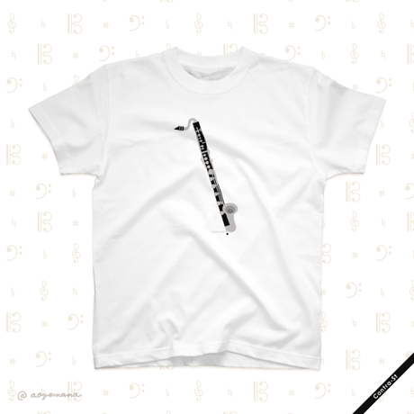 【受注生産】Tシャツ［バスクラリネット］