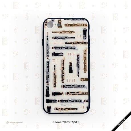 【受注生産】強化ガラスiPhoneケース［オーボエ］