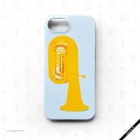 【受注生産】カバー型iPhoneケース［チューバ］
