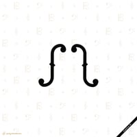 ステッカー［f字孔］