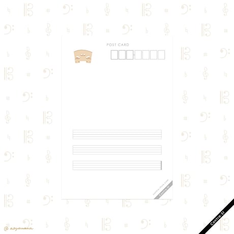 ポストカード［弦楽器］
