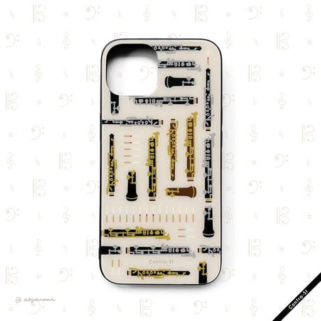 【受注生産】強化ガラスiPhoneケース［オーボエ］