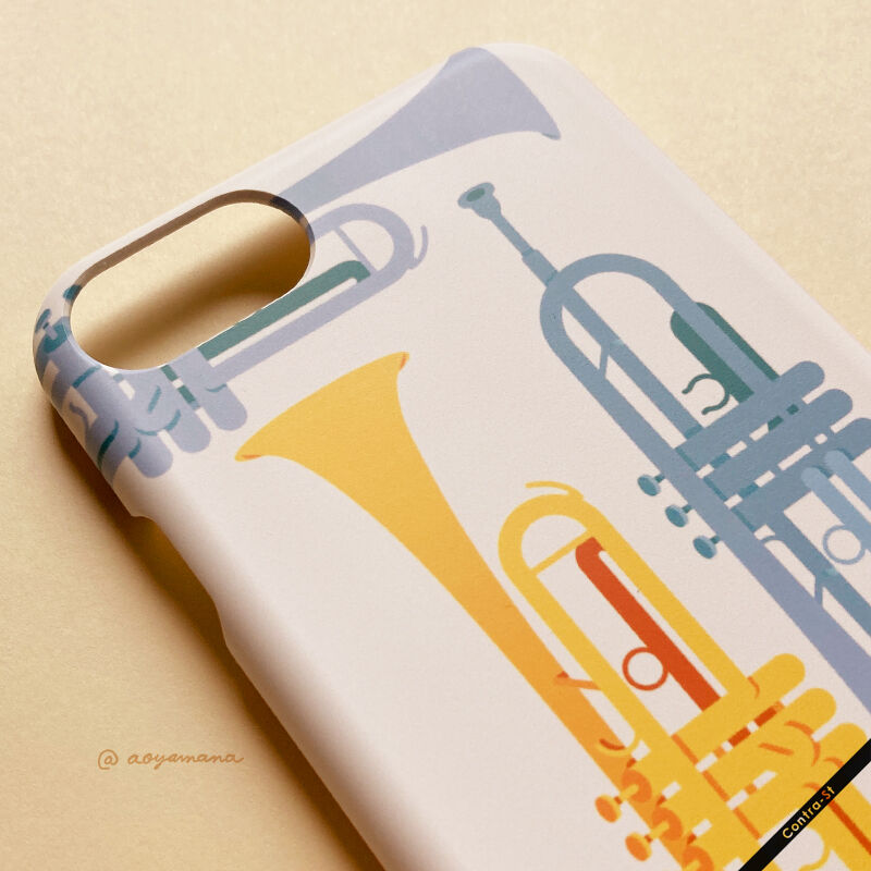 受注生産】カバー型iPhoneケース［トランペット］ | Contra-Store